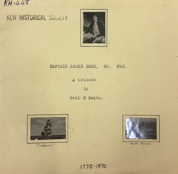 Captain James Cook, RM, FRNS: A tribute by Neil S. Smith 1770-1970