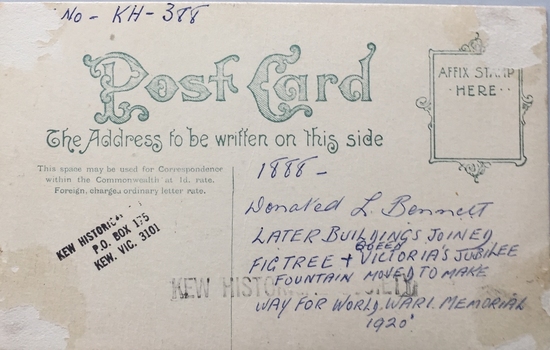 Post Office and Police Court Kew