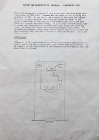 History and Description of 'Glencara', Sackville Street