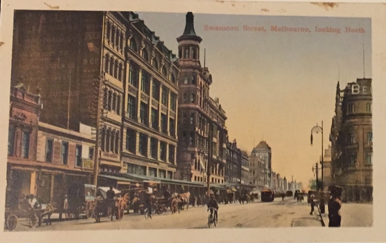 Swanston Street, Melbourne, Looking North