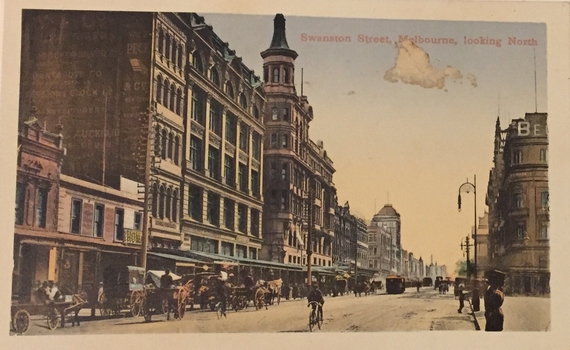 Swanston Street, Melbourne, Looking North