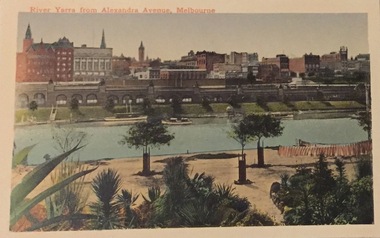 River Yarra from Alexandra Avenue, Melbourne