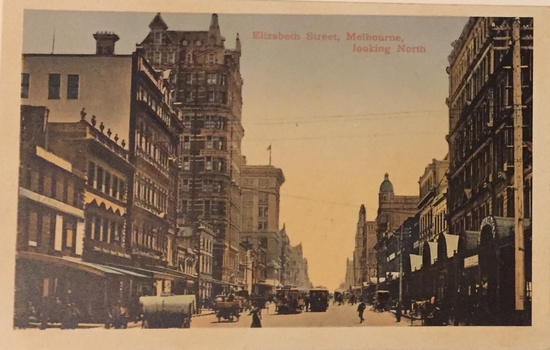 Elizabeth Street, Melbourne, Looking North