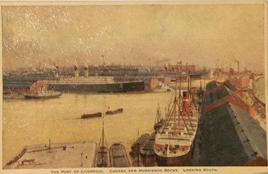 The Port of Liverpool : Canida and Huskisson Docks, Looking South