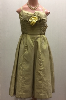 Shot Silk Dance Frock & Wrap, 1960s