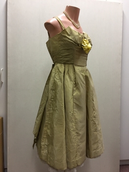 Shot Silk Dance Frock & Wrap, 1960s