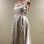 Cream Satin Evening Dress, 1950s