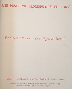 Her Majesty's Glorious Jubilee 1897: the record number of a record reign