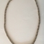 Gilt & White metal Rope Necklace