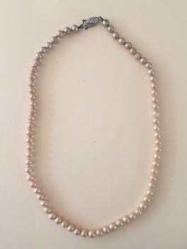 Single Strand Pearl Necklace