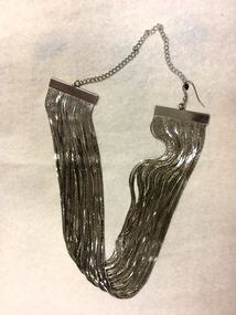 Jewellery, Necklace, Multi-strand White Metal, 1960s, 1960s