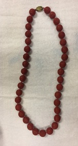 Jewellery, Necklace, [Faux] Cinnabar Beads