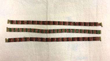 Jewellery, Three Necklaces, Glass & White Metal, 1960s, 1960s