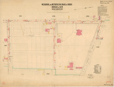 Melbourne & Metropolitan Board of Works : Borough of Kew : Detail Plan No.1291