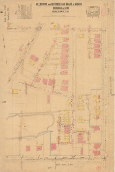 Melbourne & Metropolitan Board of Works : Borough of Kew : Detail Plan No.1296
