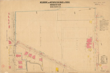 Melbourne & Metropolitan Board of Works : Borough of Kew : Detail Plan No.1297