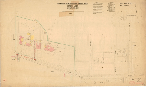 Melbourne & Metropolitan Board of Works : Borough of Kew : Detail Plan No.1350