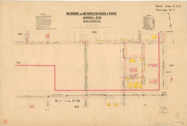 Melbourne and Metropolitan Board of Works : Borough of Kew : Detail Plan No.1561