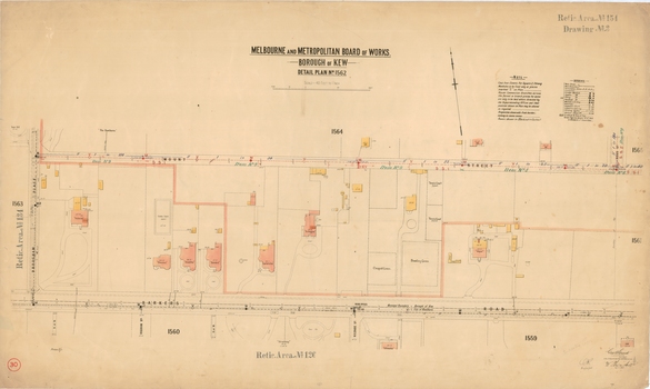 Melbourne & Metropolitan Board of Works : Borough of Kew : Detail Plan No.1562