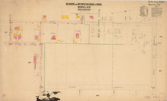 Melbourne & Metropolitan Board of Works : Borough of Kew : Detail Plan No.1570