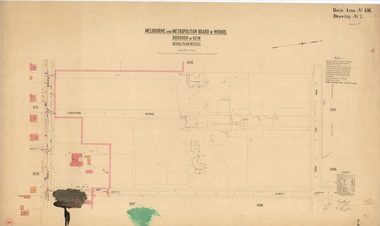 Melbourne & Metropolitan Board of Works / Borough of Kew, Detail Plan No.1593