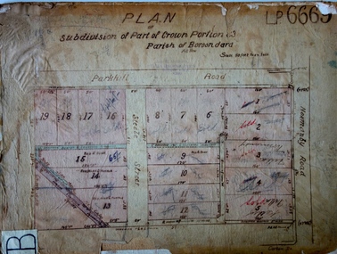 Plan of Subdivision of Part of Crown Portion 83 at Kew : LP6669
