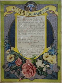 Tribute to W. H. Richardson : Star of Kew Juvenile Tent, 1887