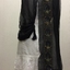 Black Chiffon Scarf with Multicoloured Silk Embroidery, 1920s
