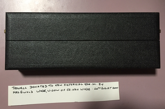 Commemorative Trowel in Presentation Box, 1971 & 1982