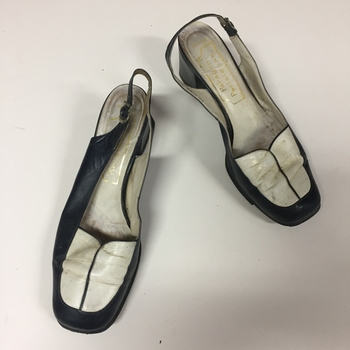 Pair of Women's Two-Tone Slingbacks