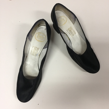 Pair of Women's Black Suede Shoes