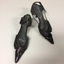 Pair of Women's Black Leather Stilettos