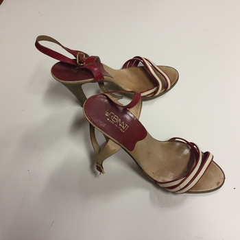 Pair of Women's Two-Tone Sandals