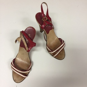 Pair of Women's Two-Tone Sandals