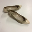 Pair of Two-tone Pink and Beige Leather Court Shoes