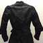 Two Piece Black Silk Damask Dress