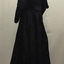 Two Piece Black Silk Damask Dress