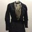 Women's Beaded Black Silk and Tulle Bodice, 1900-1901