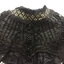 Elaborate Black Silk Taffeta and Guipure Lace Pelerine, 1895-1901