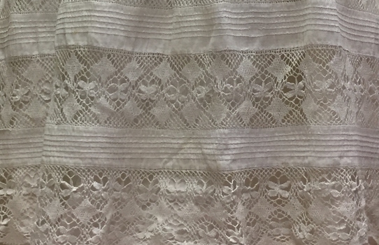 White Cotton & Lace Petticoat, 1870-1880