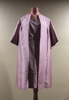 Pink Silk Beaded Dress & Coat / by Ecstasy, 1960s