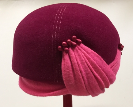 Wool Felt & Jersey Hat