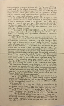 St Hilary's Parish Notes, No.70., March 1919