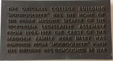 'Mooroolbeek', Madden Grove, Kew