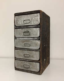 Toolbox constructed from recycled materials