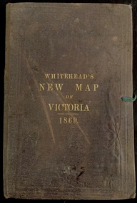 Whitehead's Map of Victoria, With Alphabetical Key, 1869