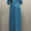 Blue Silk Evening Dress / by Oggi Fashion House, 1967