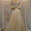 Two Piece White Satin & Lace Wedding Dress by Mrs Pamely (Richmond), c.1900