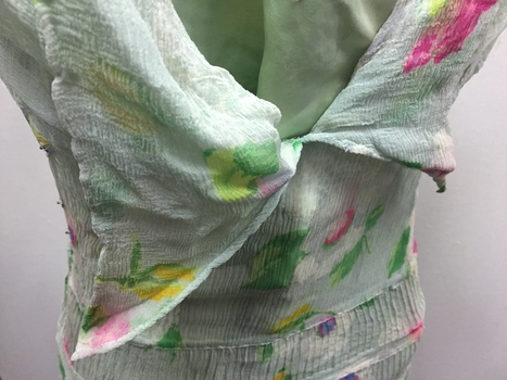 Floral Georgette Summer Dress, 1930s