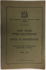 Air Raid Precautions: Advice to Householders